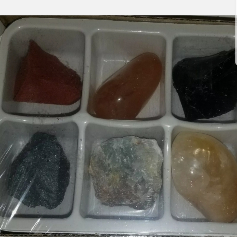 6 PC HEALING CRYSTALS SPECIALLY SELECTED FOR THE Z